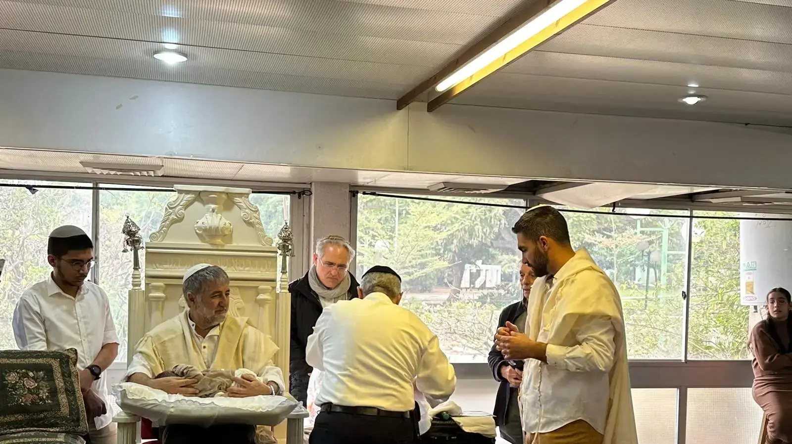 חגיגות הברית של תושב קריית ארבע בקיבוץ חולית, 20 בדצמבר 2024