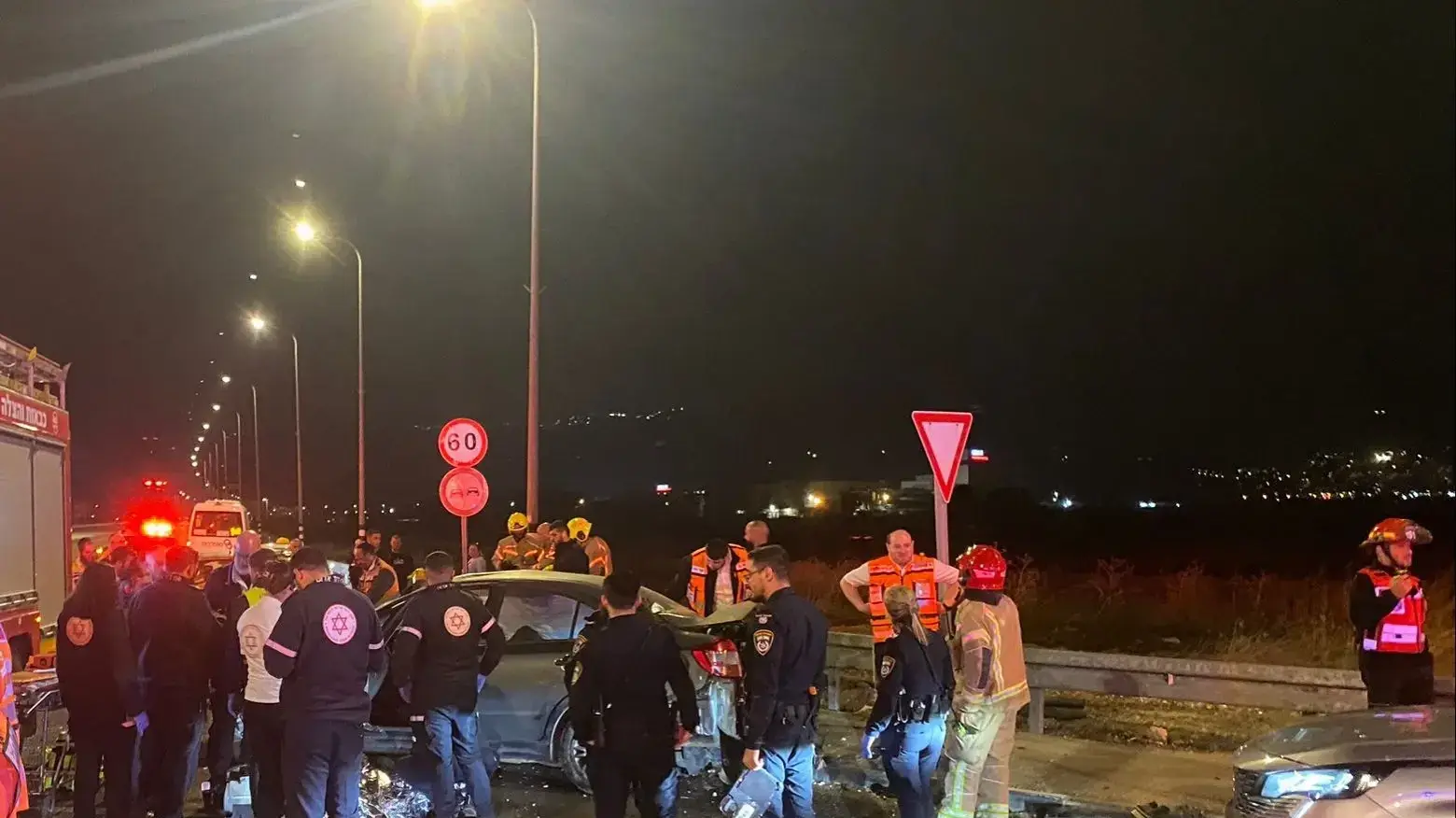 תאונה בקריית אתא - שניים נהרגו תאונה בקריית אתא - שניים נהרגו