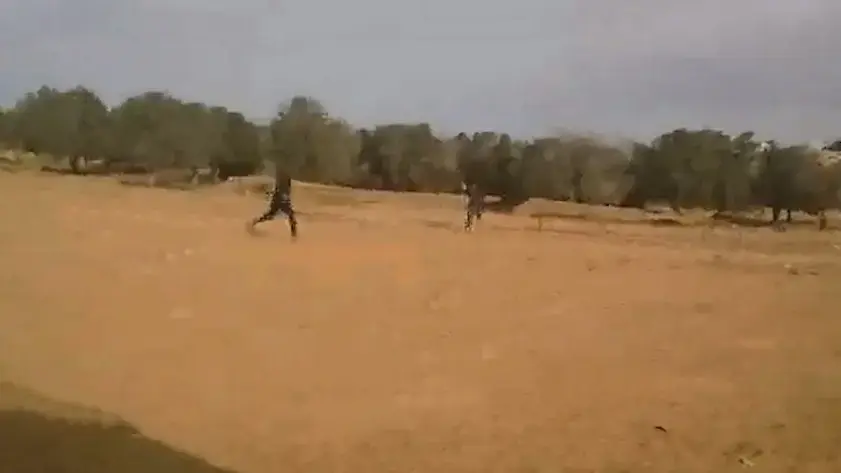 מרדף רגלי אחר שוהה בלתי חוקי המועסק ביישוב יטא בניגוד לחוק, דצמבר 2024
