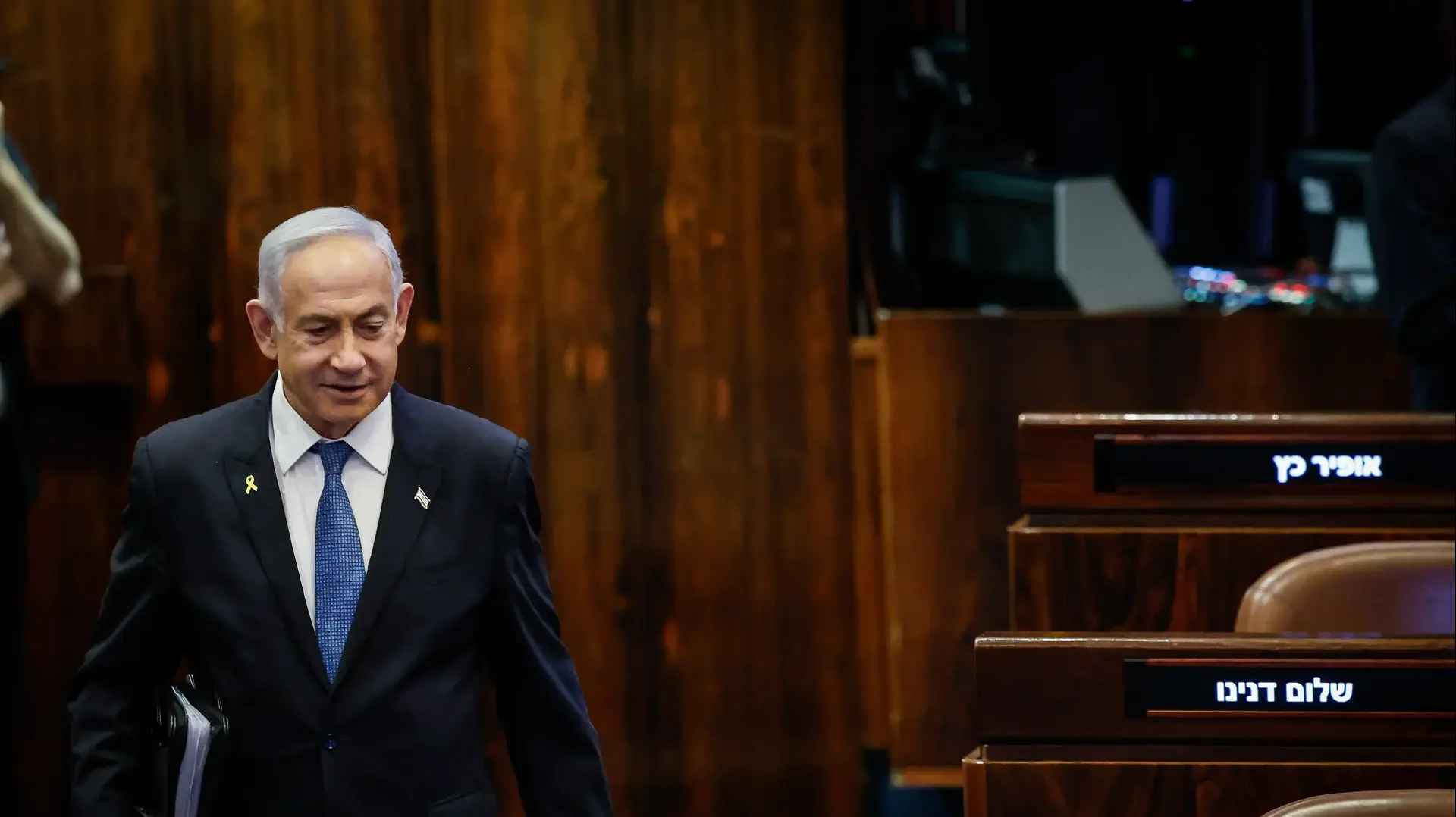 נתניהו בדיון 40 חתימות - בנימין נתניהו, מליאת הכנסת
