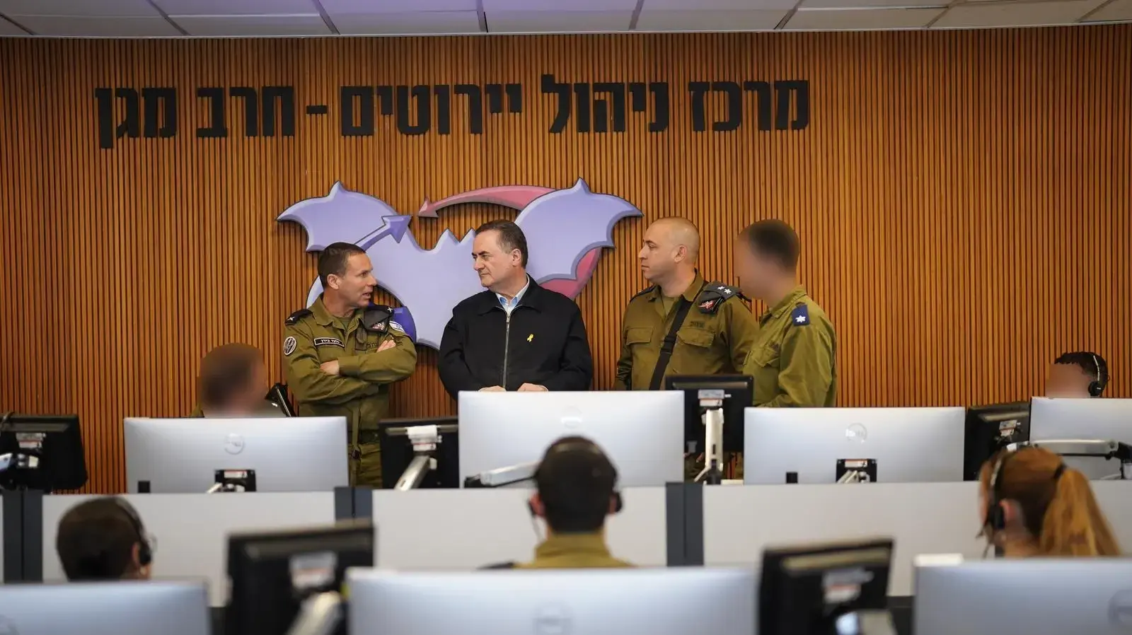 שר הביטחון ישראל כ"ץ מבקר בסוללת חץ, דצמבר 2024