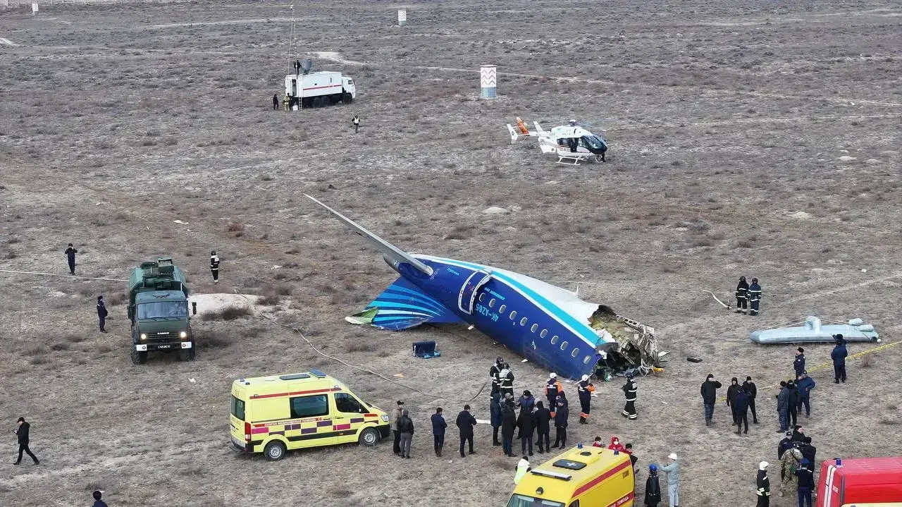 התרסקות מטוס נוסעים, אקאטו קזחסטן, 25 בדצמבר 2025 התרסקות מטוס נוסעים, אקאטו קזחסטן, 25 בדצמבר 2025