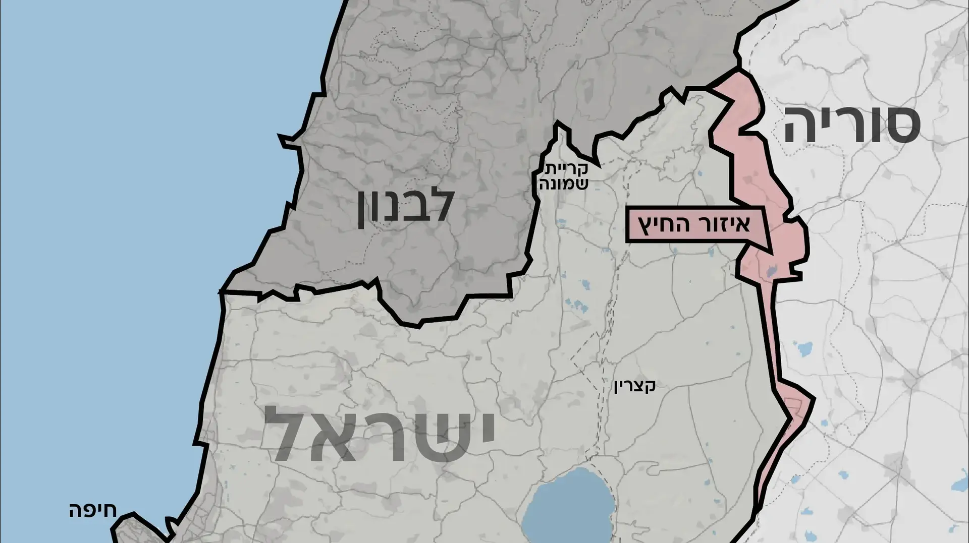 אזור החיץ בין ישראל ולבנון אזור החיץ בין ישראל ולבנון