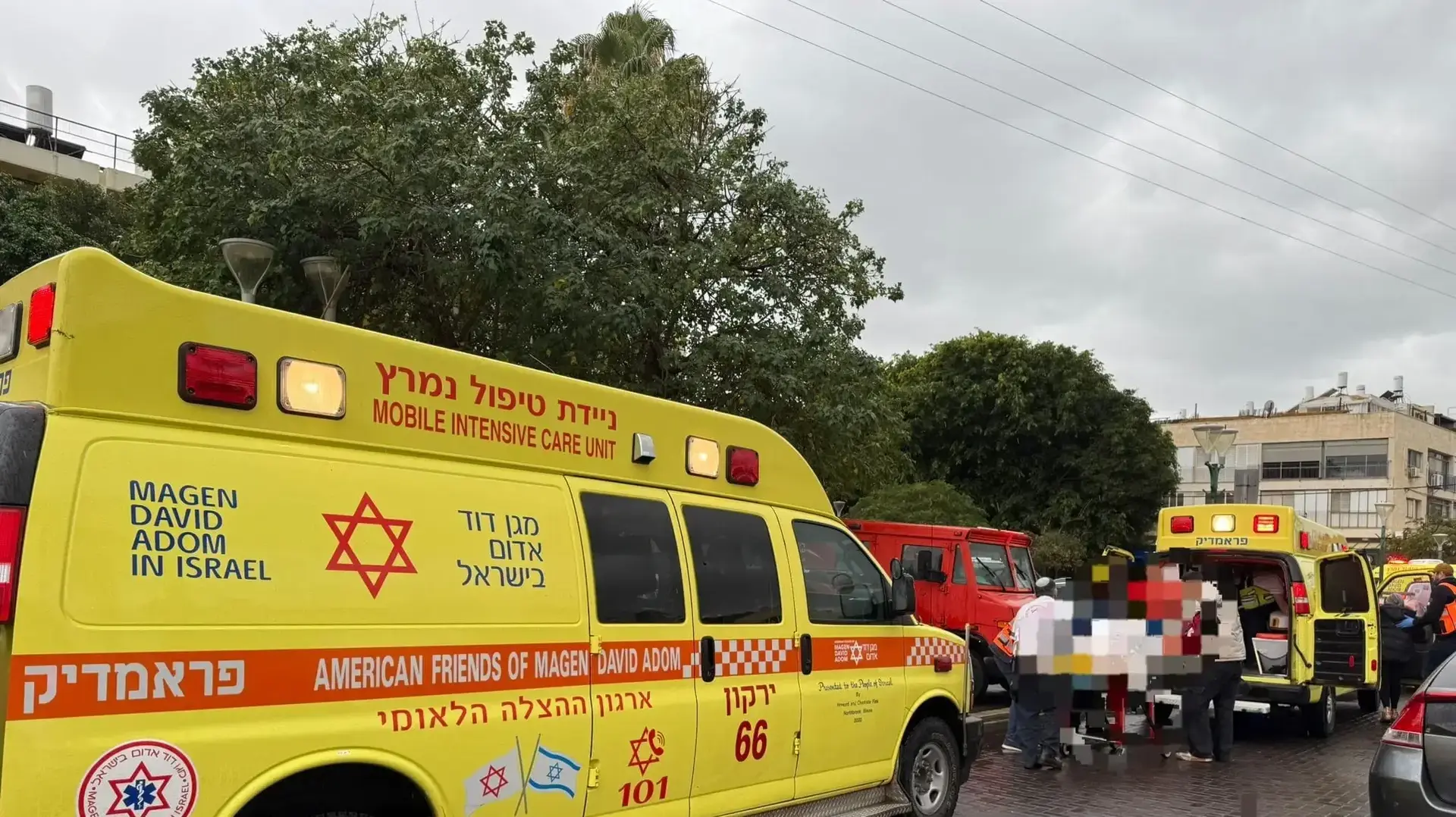 זירת הפיגוע בהרצליה 27.12