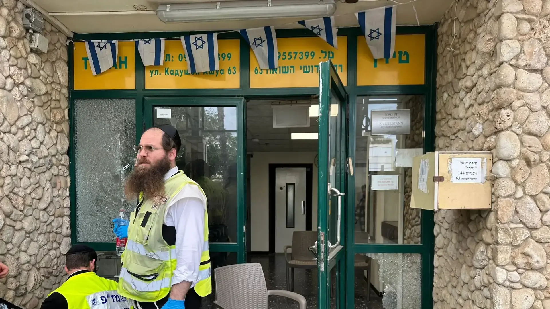 זירת אירוע פיגוע דקירה, הרצליה, 27 בדצמבר 2024