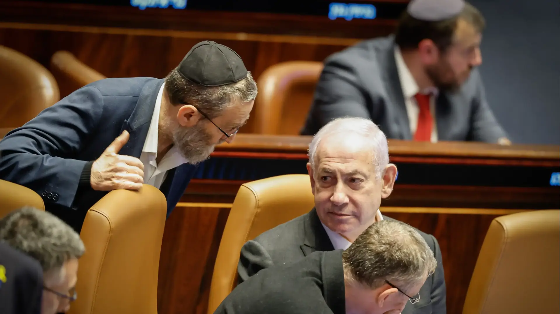 ראש הממשלה, בנימין נתניהו במליאת הכנסת, 31 בדצמבר 2024 ראש הממשלה, בנימין נתניהו במליאת הכנסת, 31 בדצמבר 2024