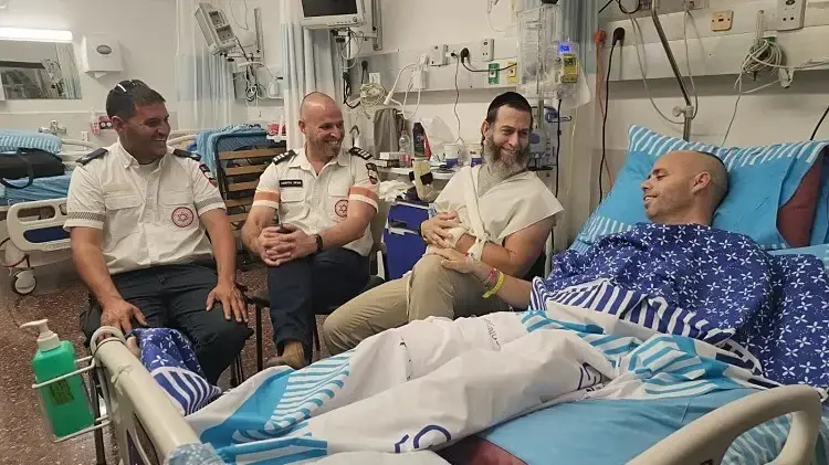 מיכאל גוטסמן, שנפצע קשה ב-7.10 מיכאל גוטסמן, שנפצע קשה ב-7.10