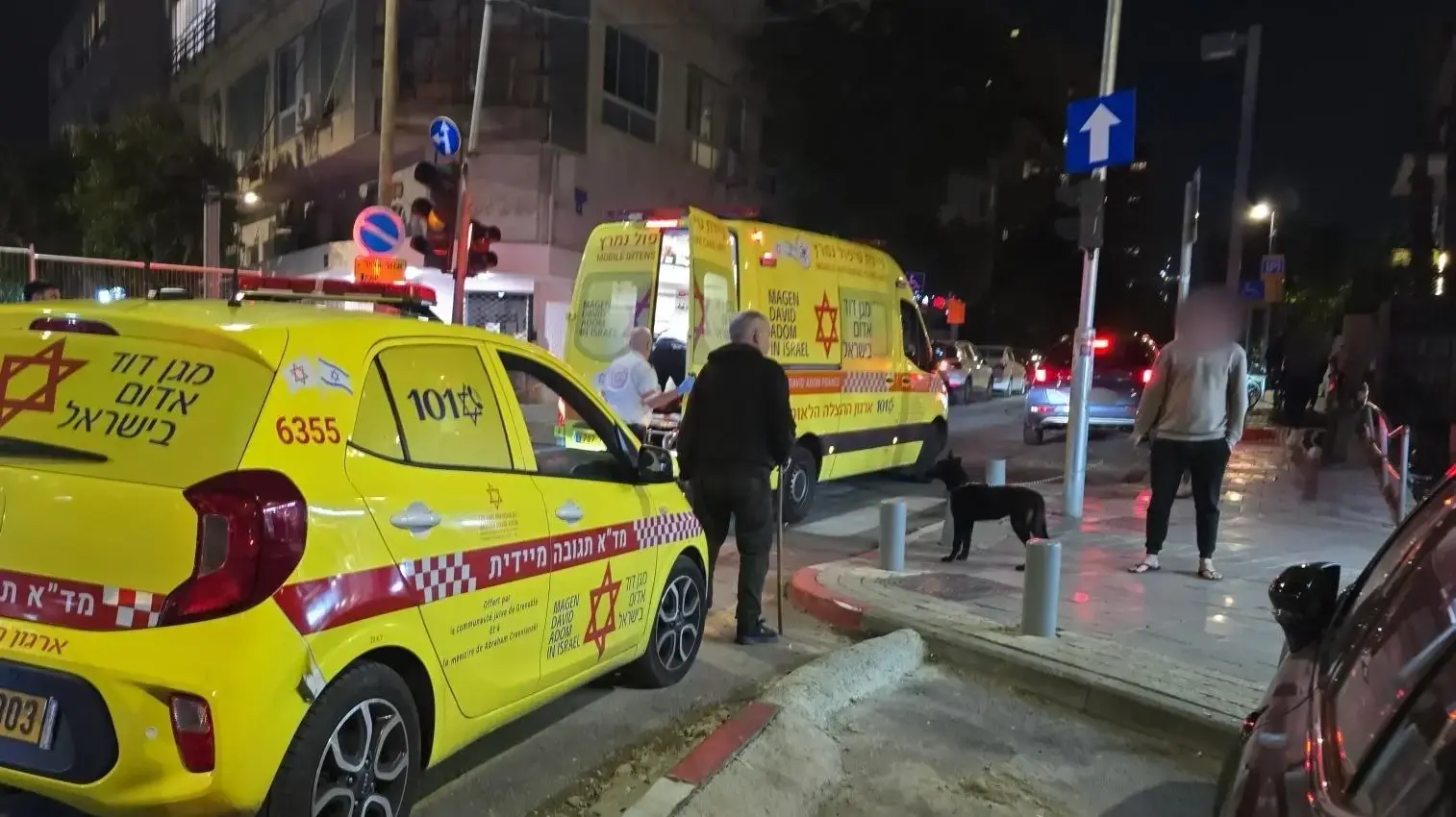 הזירה בה גבר נמצא דקור ברחוב בן יהודה בתל אביב, 2 בינואר 2025 הזירה בה גבר נמצא דקור ברחוב בן יהודה בתל אביב, 2 בינואר 2025