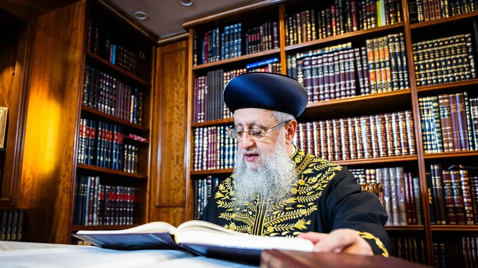 הרב הראשי לישראל דוד יוסף. 4 בינואר 2025