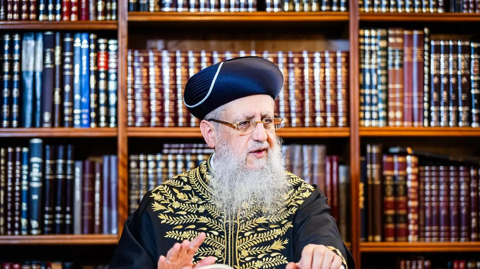 הרב הראשי לישראל דוד יוסף. 4 בינואר 2025