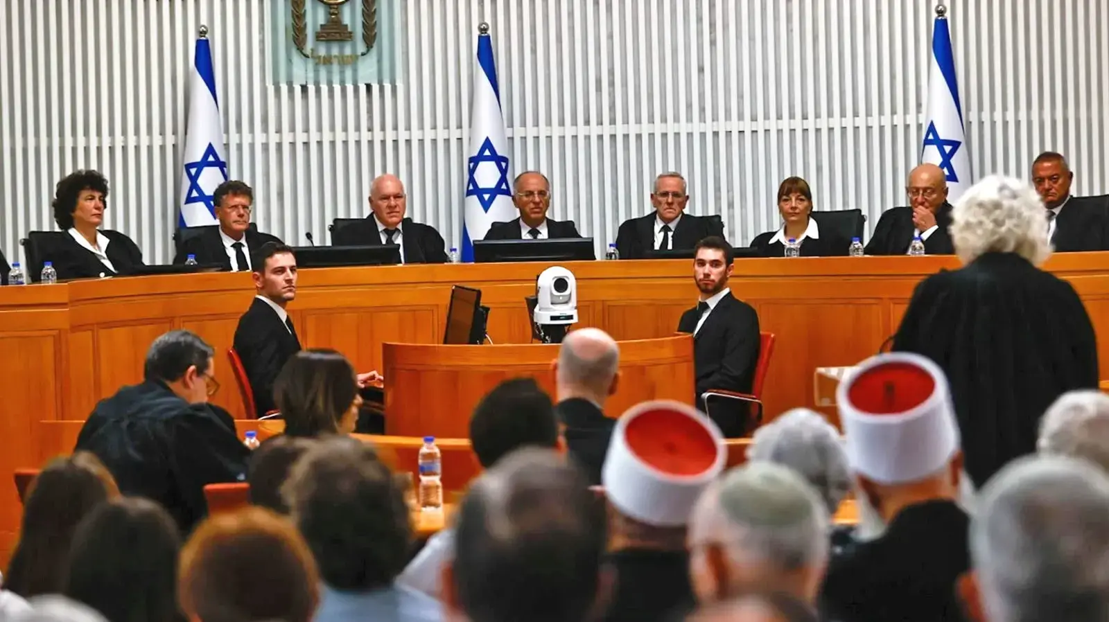 יצחק עמית ,נעם סולברג, טקס פרישת ממלא מקום נשיא בית המשפט העליון, השופט עוזי פוגלמן, ביה""מ העליון, 1 באוקטובר 2024