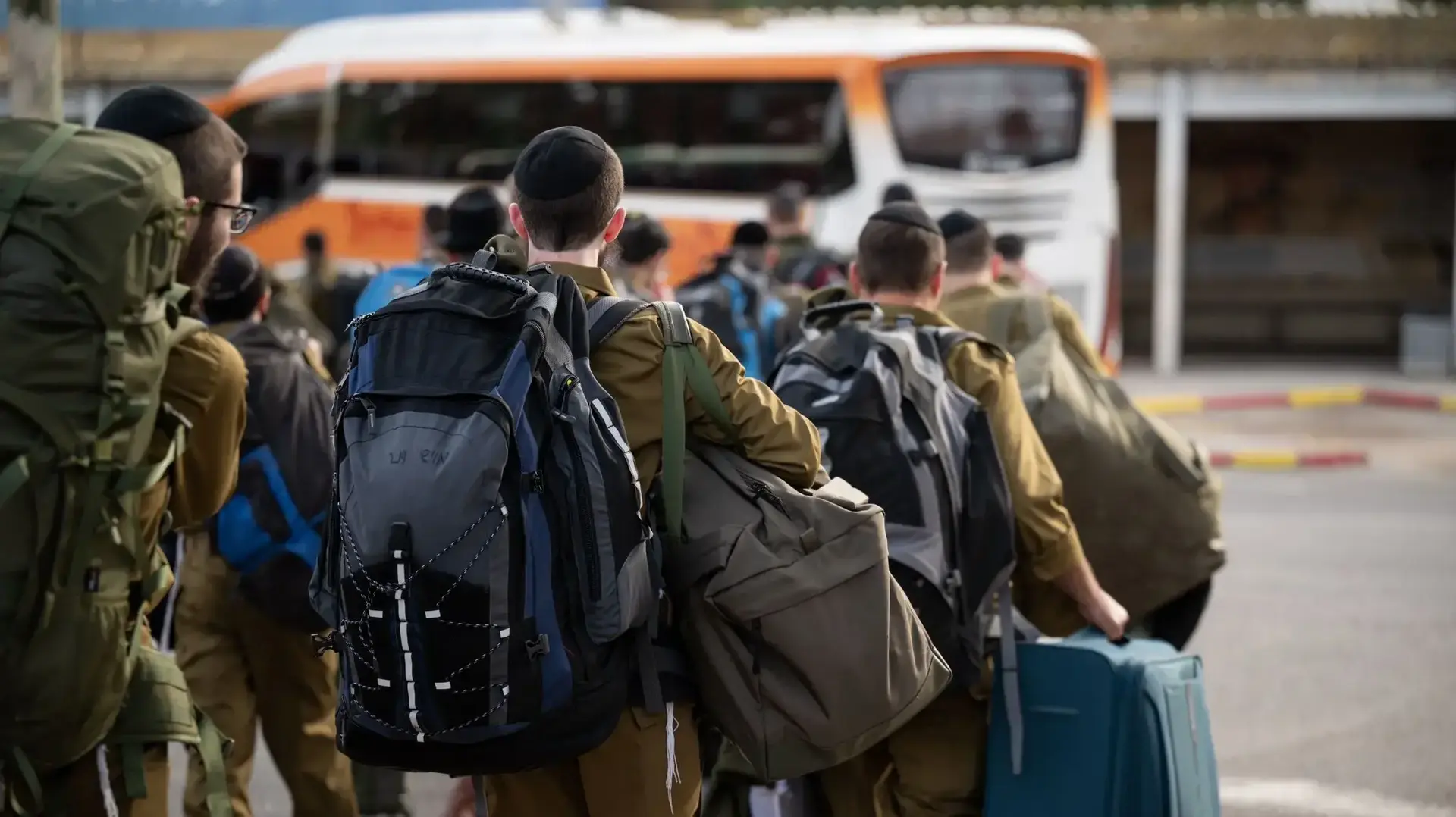 מחזור גיוס ראשון לחטיבה החרדית "החשמונאים" , תל השומר, 5 בינואר 2025
