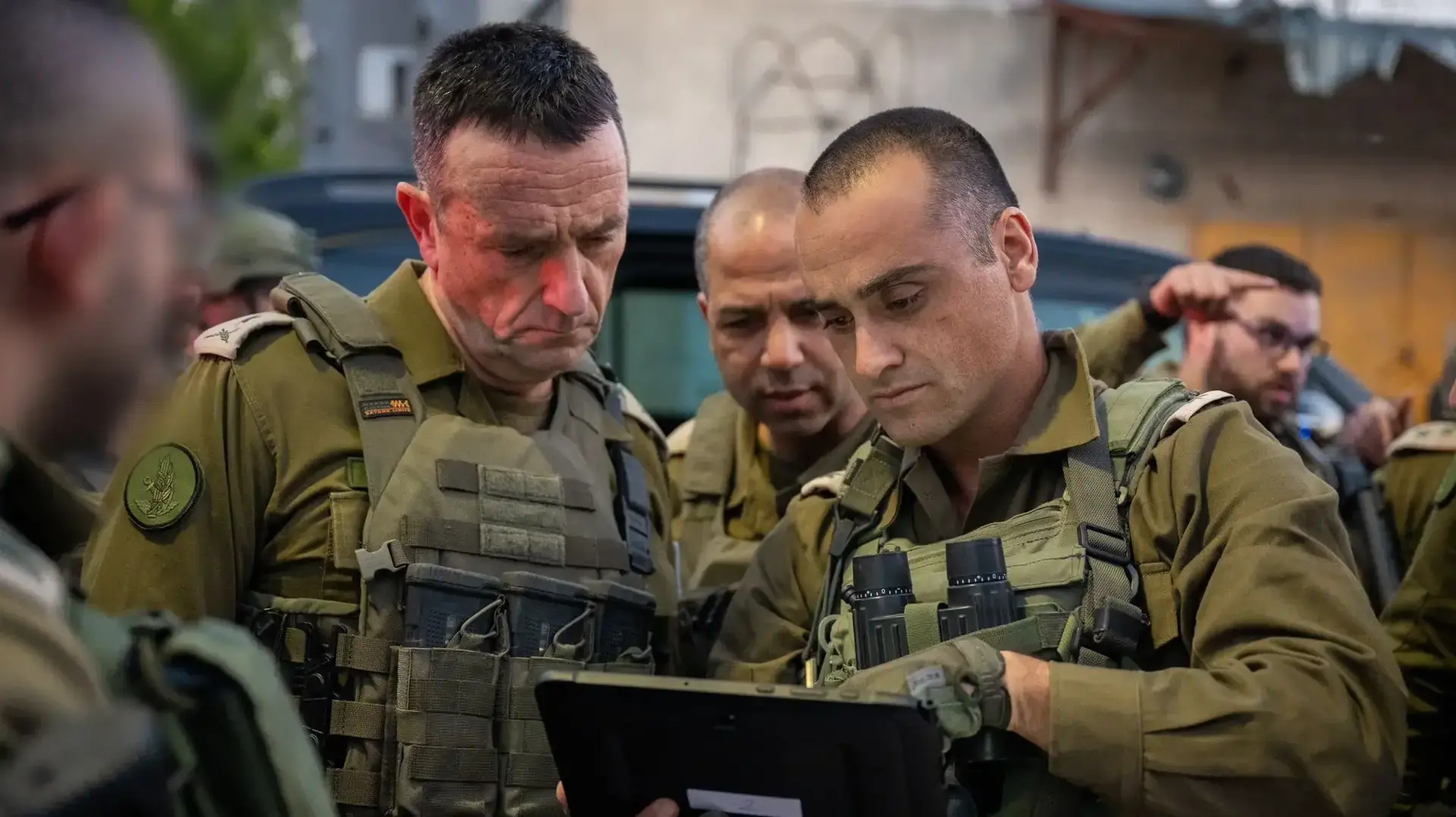 הרמטכ״ל בזירת הפיגוע בשומרון, 6 בינואר 2025