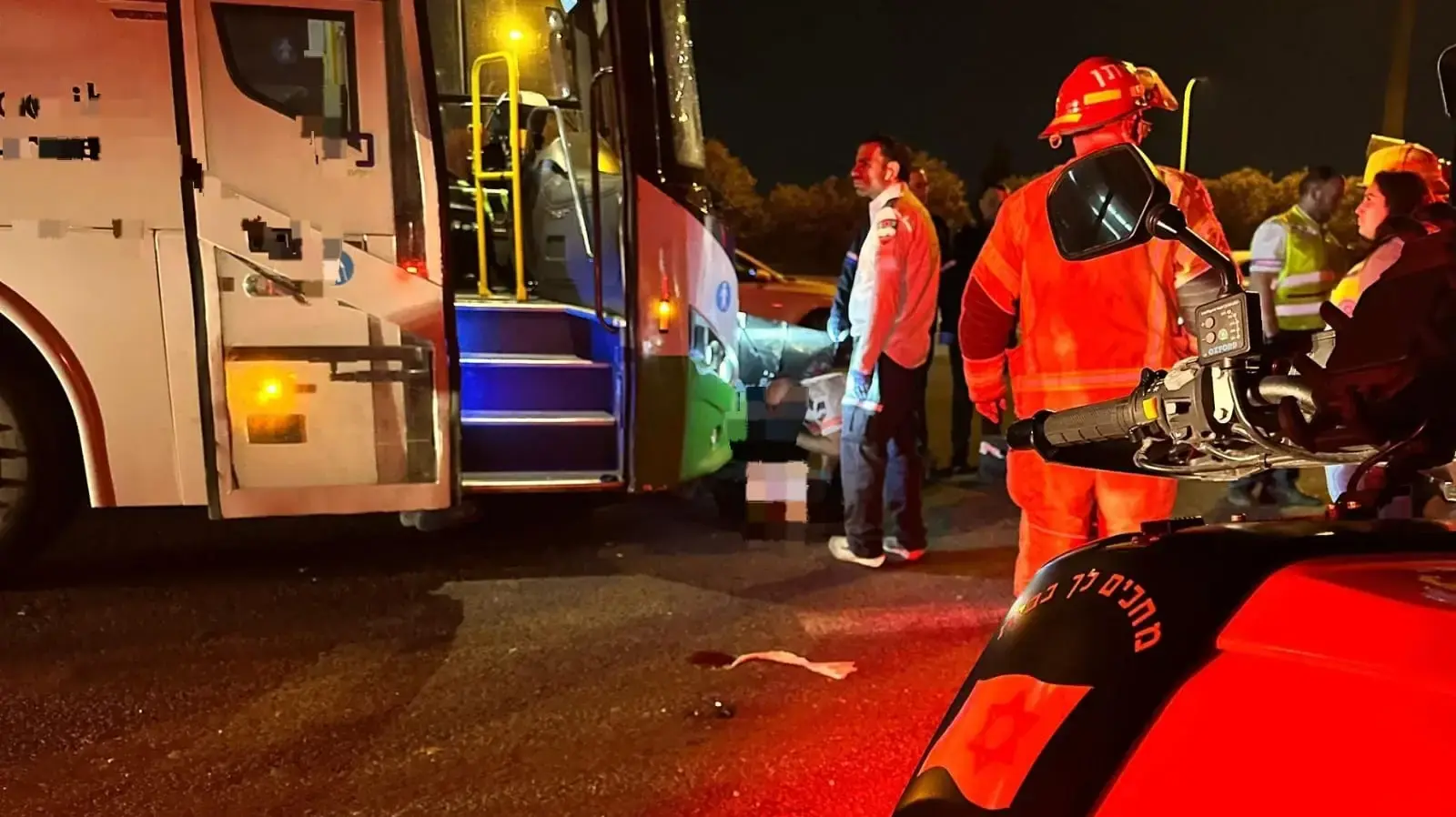 הולך רגל בן 60 נהרג בתאונה בכביש 4 8 בינואר 2024 הולך רגל בן 60 נהרג בתאונה בכביש 4 8 בינואר 2024