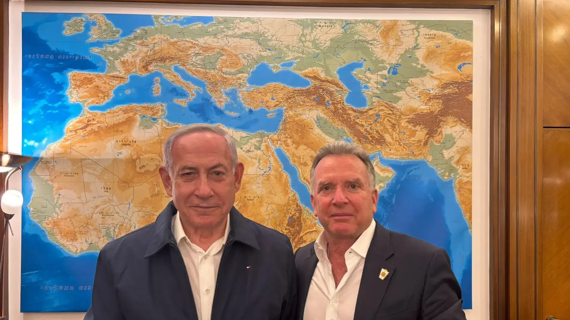 ראש הממשלה נתניהו בעת פגישתו עם סטיב ויטקוף. 11 בינואר 2024 ראש הממשלה נתניהו בעת פגישתו עם סטיב ויטקוף. 11 בינואר 2024