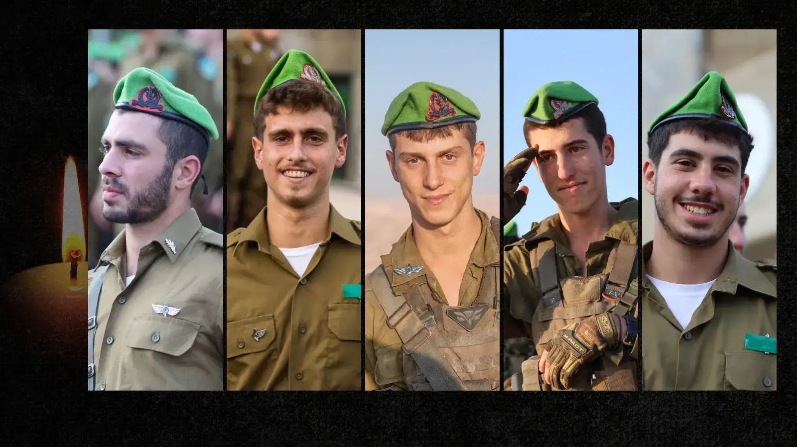 סרן יאיר יעקב שושן , סמ״ר יהב הדר , סמ״ר גיא כרמיאל, יואב פפר ,אביאל וויסמן סרן יאיר יעקב שושן , סמ״ר יהב הדר , סמ״ר גיא כרמיאל, יואב פפר ,אביאל וויסמן