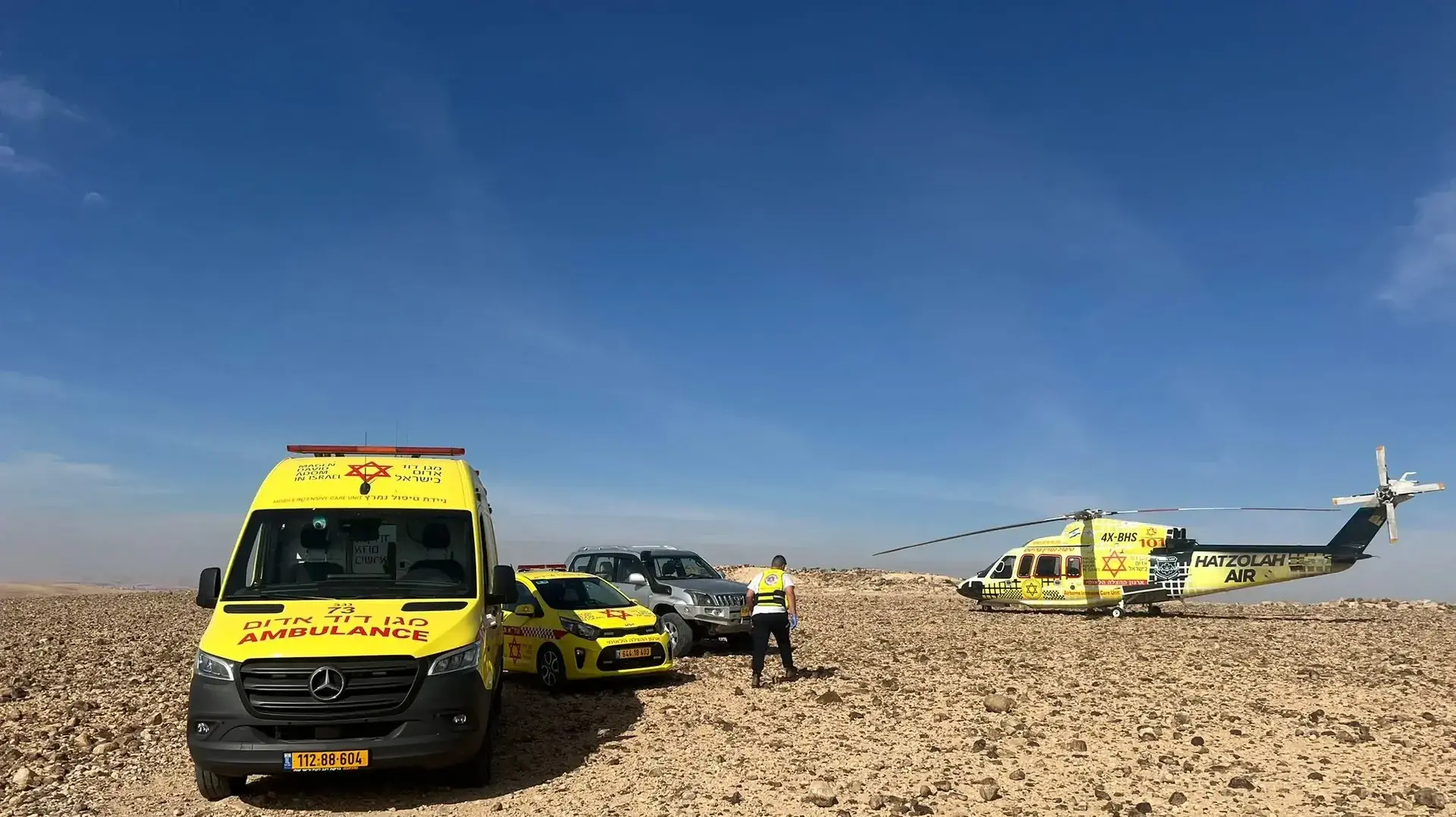 חילוץ המטייל באזור ערד חילוץ המטייל באזור ערד