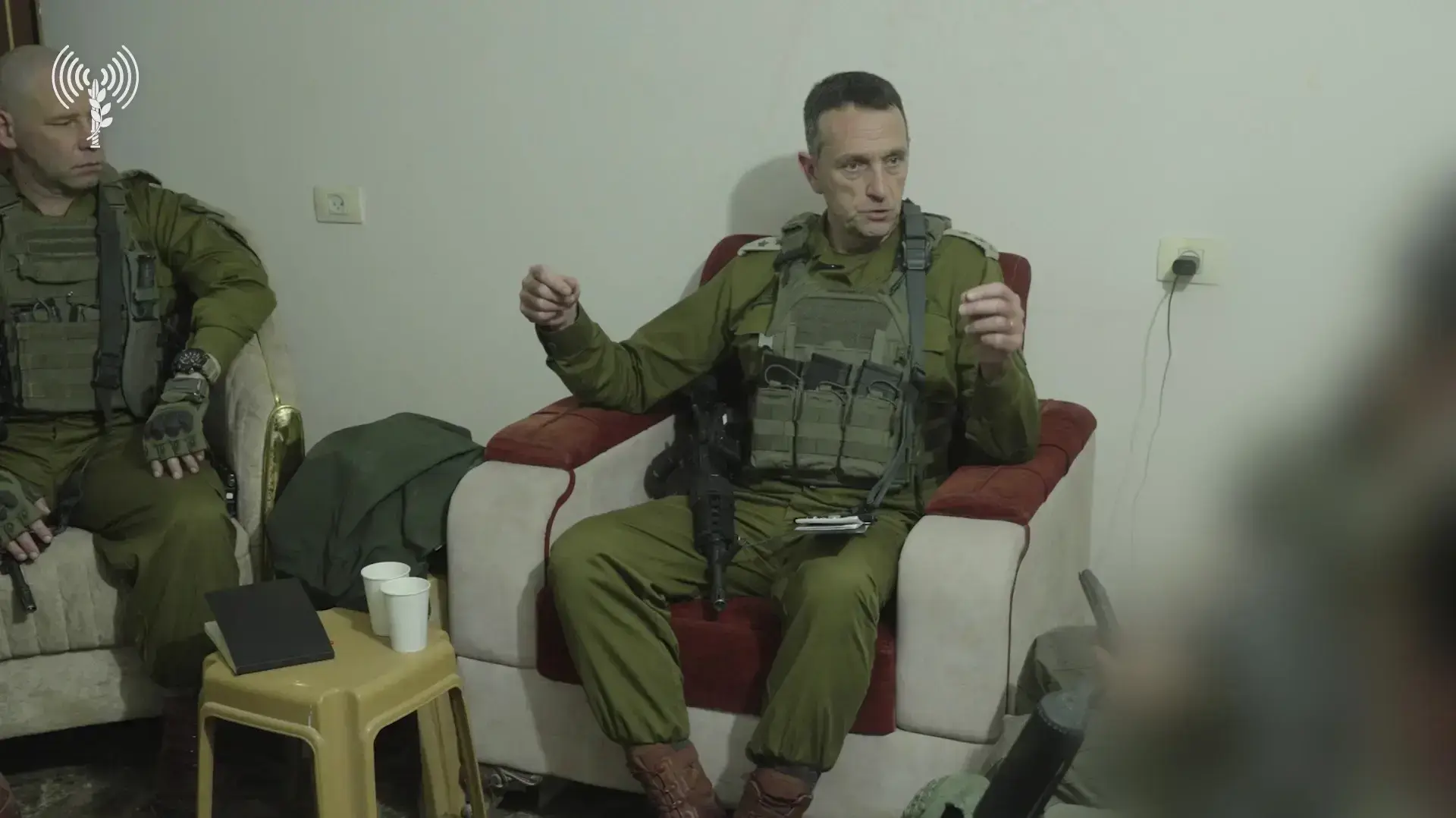 הרמטכ״ל, הרצי הלוי, ביקר את לוחמי חטיבת הנח"ל במרחב בית חאנון שברצועת עזה