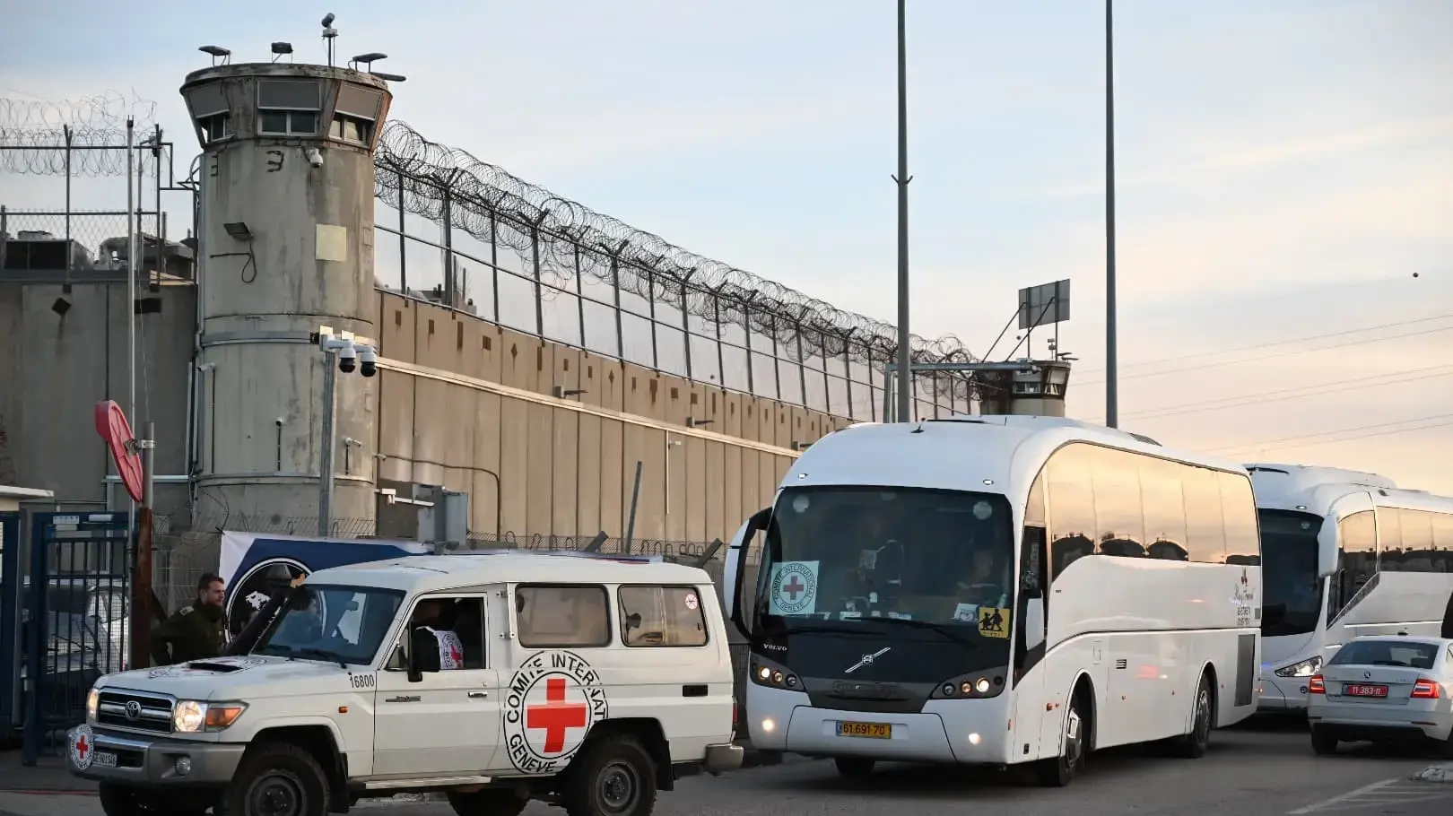 הובלת האסירים מכלא עופר ולקודת שחרור , 19 בינואר 2025
