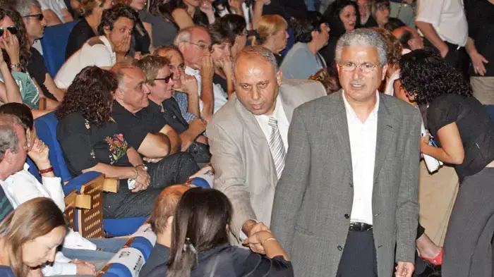 שר התרבות רלב מג'אדלה בטקס אשכבה לזכר ישראל פולי פוליאקוב