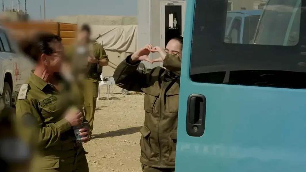 לירי אלבג, ברגעי המפגש עם כח צה"ל, 25 בינואר 2025 לירי אלבג, ברגעי המפגש עם כח צה"ל, 25 בינואר 2025
