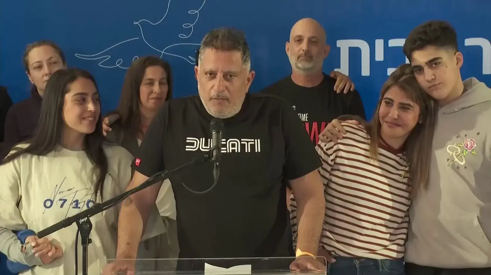 אלי אלבג אביה של לירי אלבג ששחוררה משבי חמאס אלי אלבג אביה של לירי אלבג ששחוררה משבי חמאס