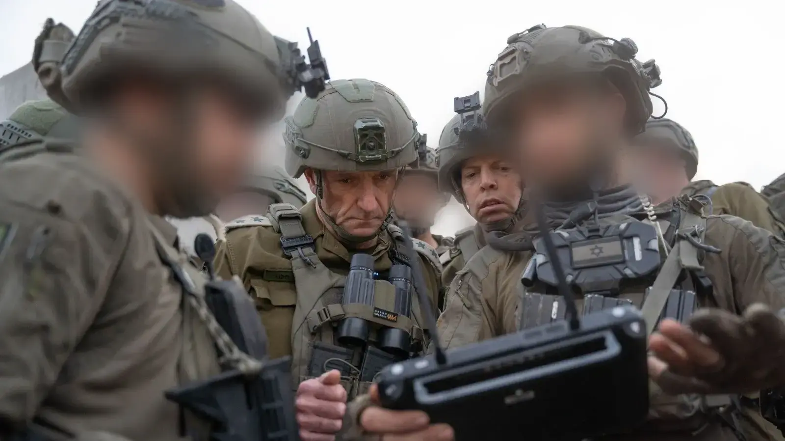 סיור הרמטכ"ל במסדרון נצרים