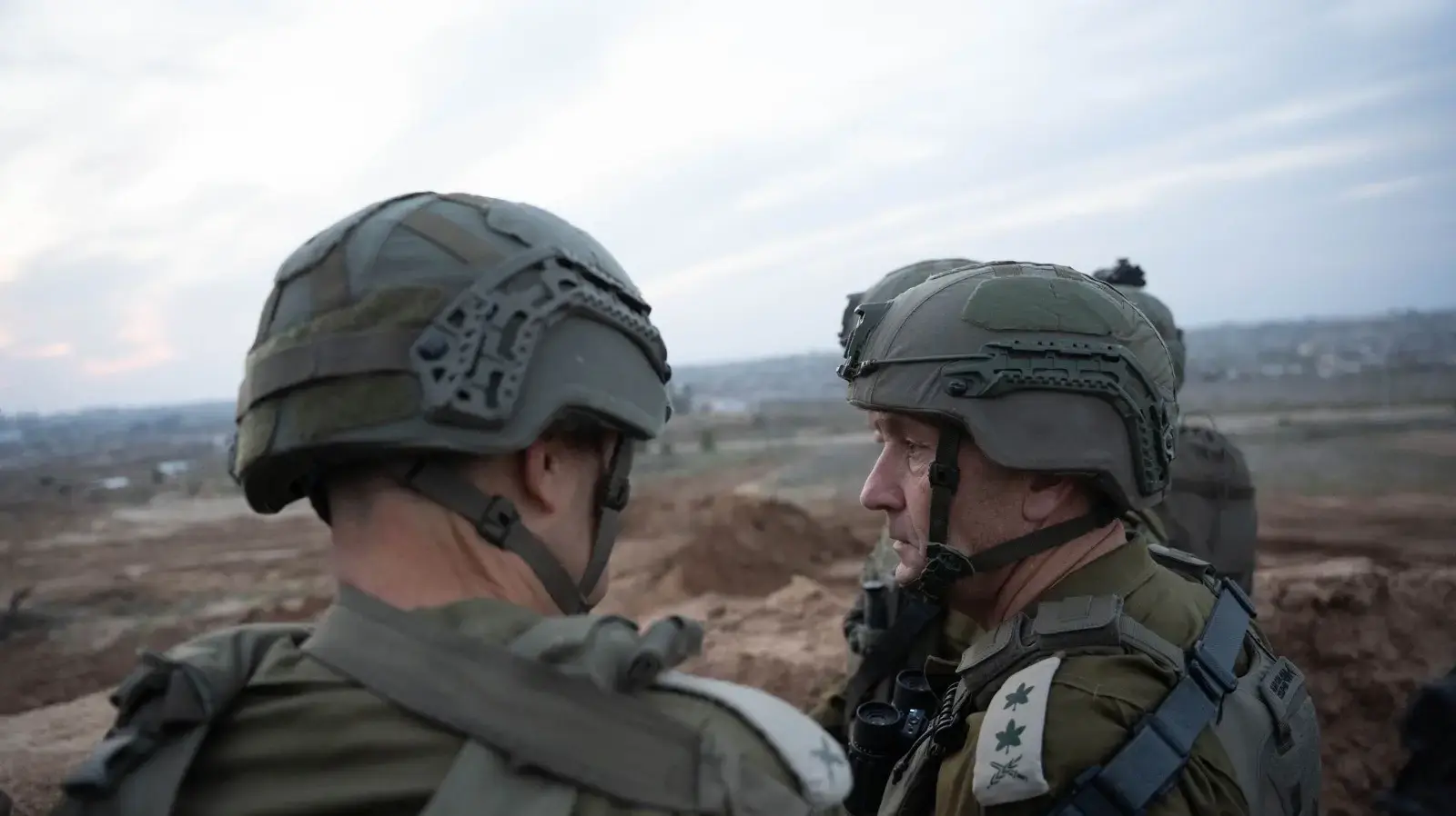 סיור הרמטכ"ל במסדרון נצרים