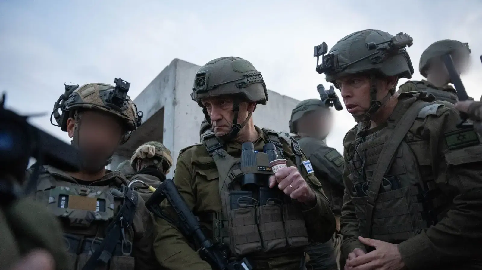 סיור הרמטכ"ל במסדרון נצרים סיור הרמטכ"ל במסדרון נצרים
