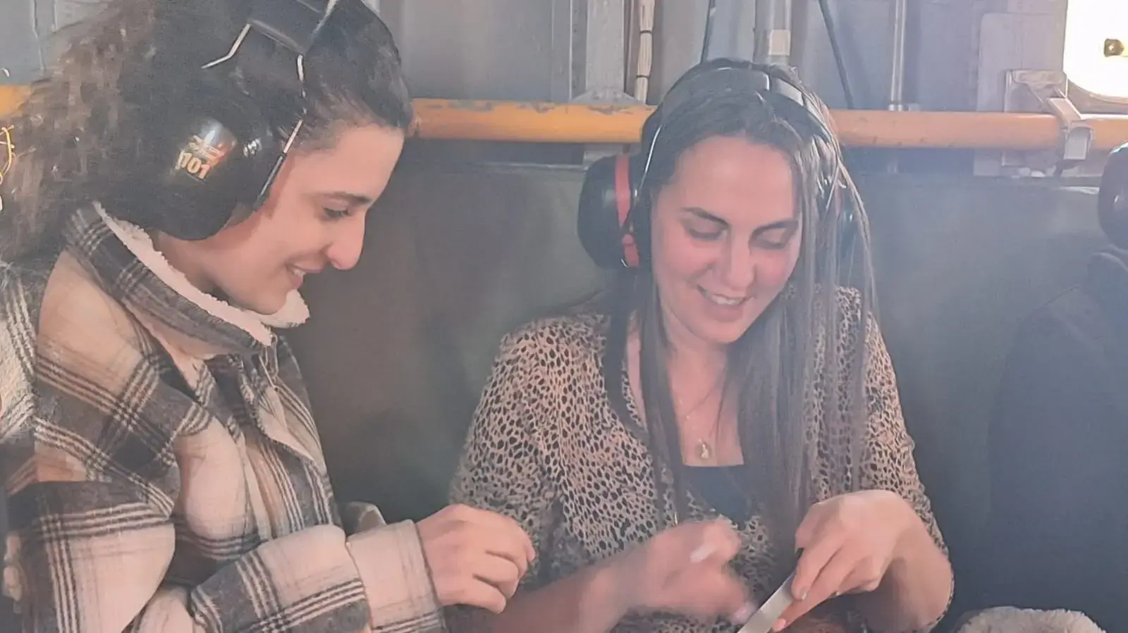 ארבל יהוד ומשפחתה במסוק ארבל יהוד ומשפחתה במסוק
