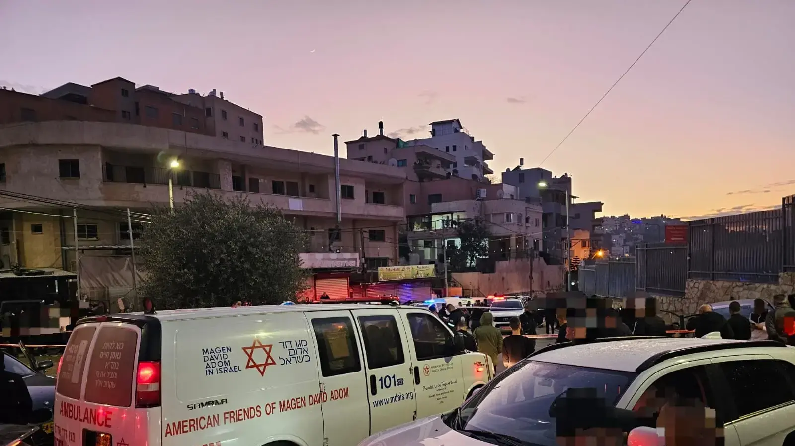 זירת הירי באום אל פחם, 31 בינואר 2025