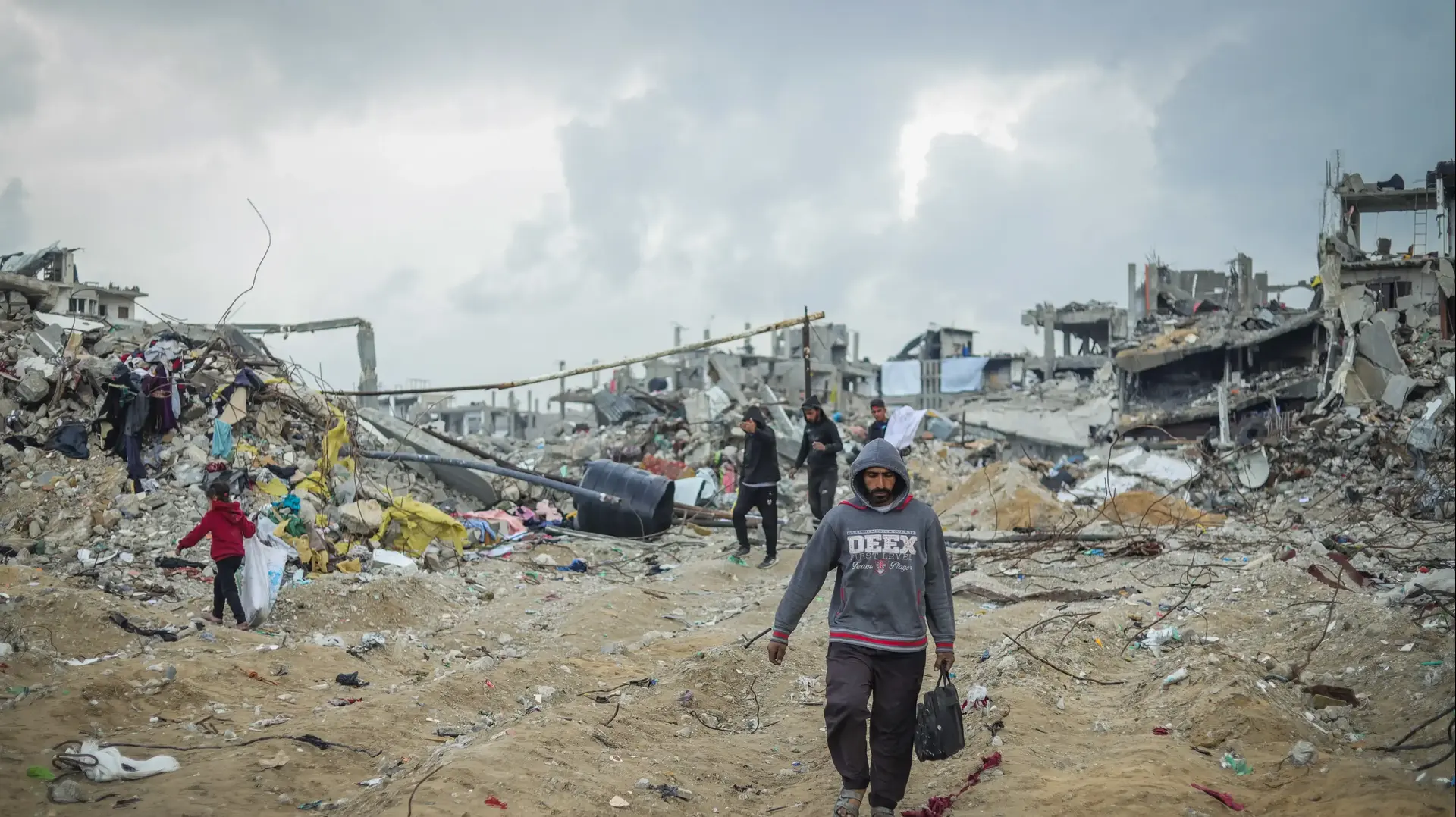 הריסות בצפון רצועת עזה הריסות בצפון רצועת עזה