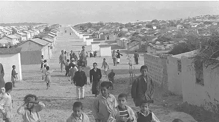 מחנה פליטים בעזה, 1956