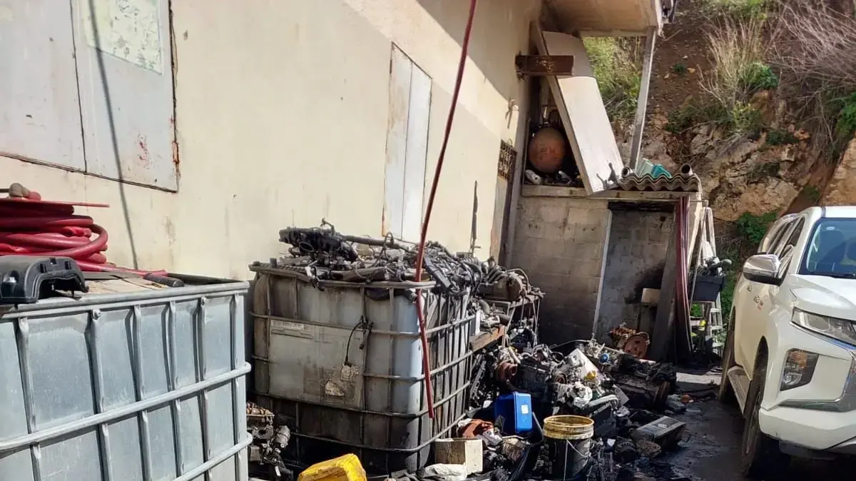 פעילות המשטרה להגנת הסביבה בעסקים בצפון. 14 בפברואר 2025