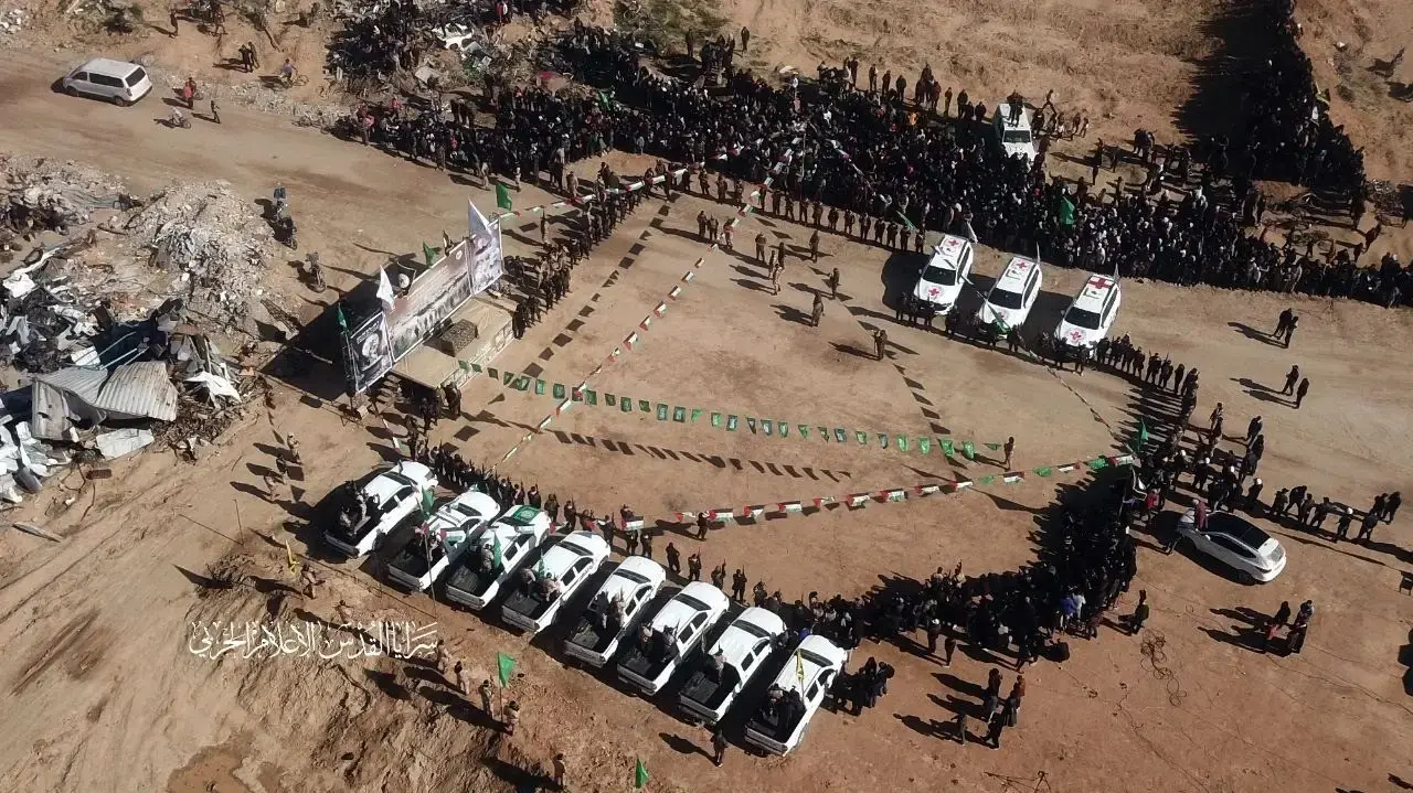 שחרורם של סשה טרופנוב, יאיר הורן, שגיא דקל חן, 15.2.2025