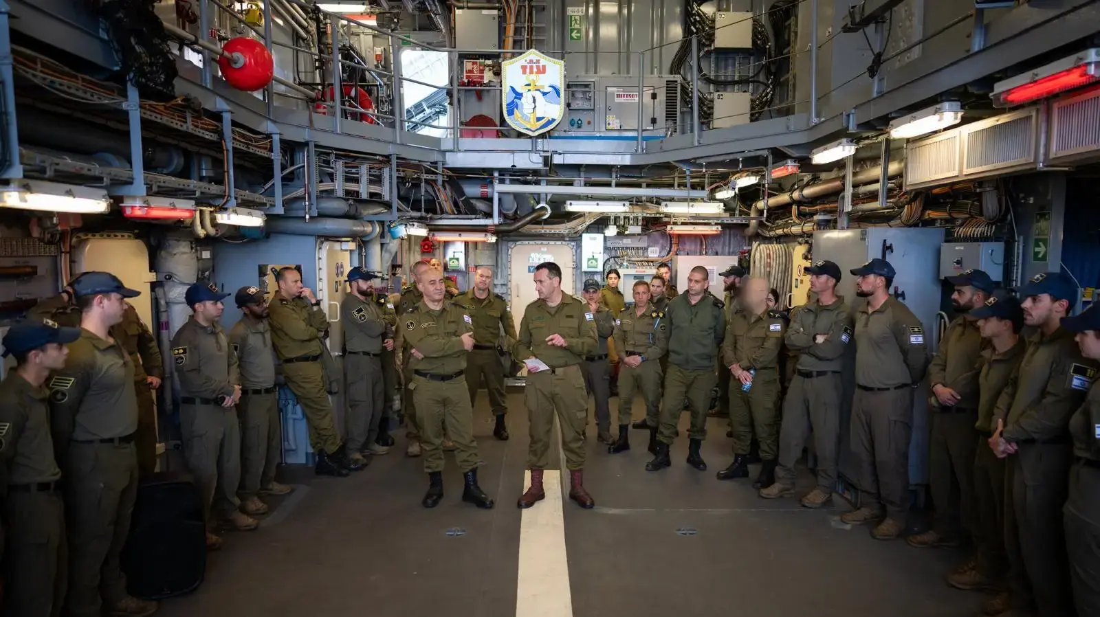 הרמטכ״ל, רב-אלוף הרצי הלוי ביקר בחיל הים עם מפקד חיל הים, אלוף דוד סער סלמה הרמטכ״ל, רב-אלוף הרצי הלוי ביקר בחיל הים עם מפקד חיל הים, אלוף דוד סער סלמה
