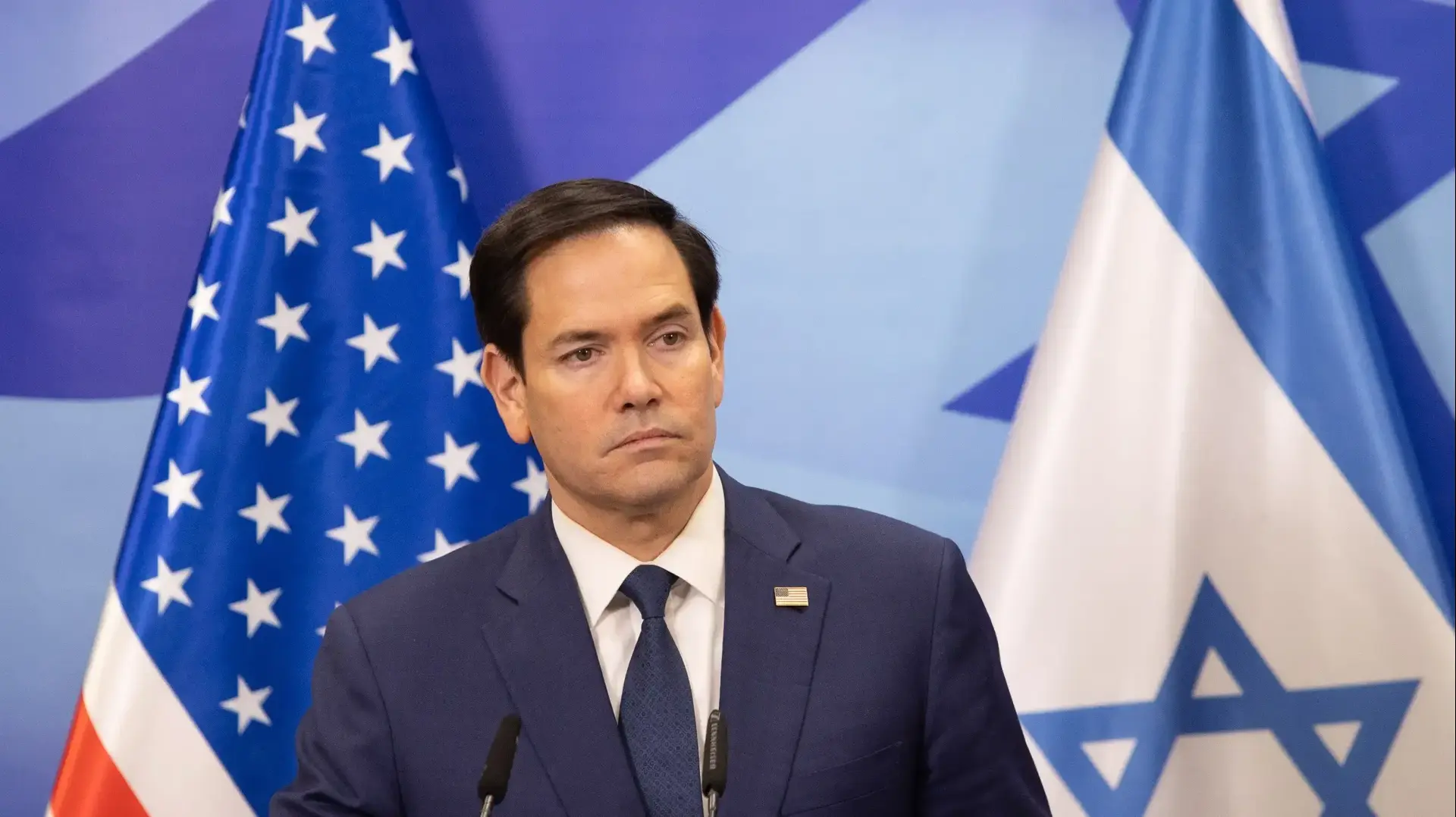 מזכיר המדינה האמריקני, מרקו רוביו, במשרד ראש הממשלה בירושלים, 16 בפברואר 2025 מזכיר המדינה האמריקני, מרקו רוביו, במשרד ראש הממשלה בירושלים, 16 בפברואר 2025