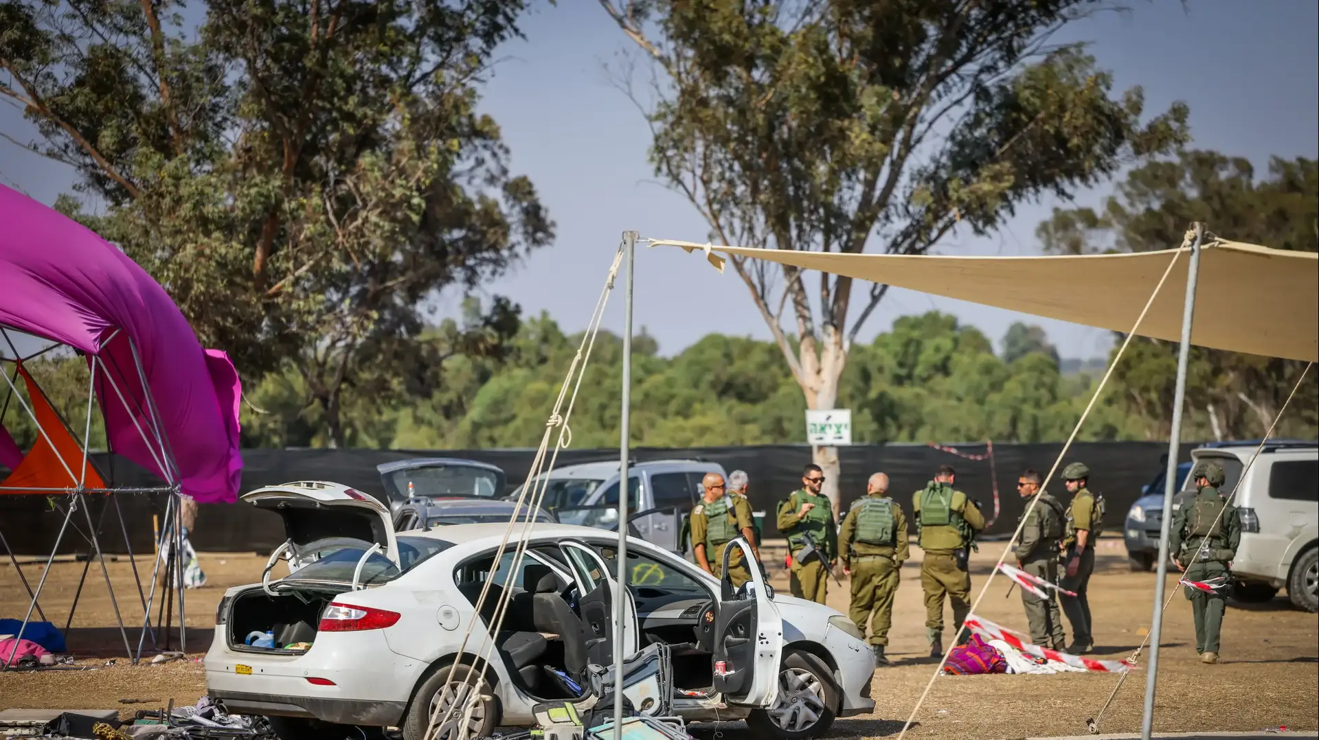 חיילי צה"ל, מתחם מסיבת נובה, 12 באוקטובר 2023 חיילי צה"ל, מתחם מסיבת נובה, 12 באוקטובר 2023