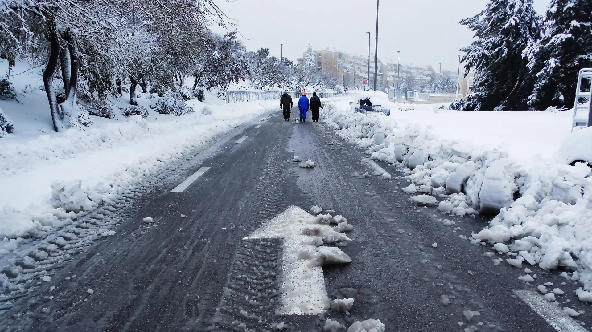 שלג בשכונת גילה בירושלים, דצמבר 2013 שלג בשכונת גילה בירושלים, דצמבר 2013