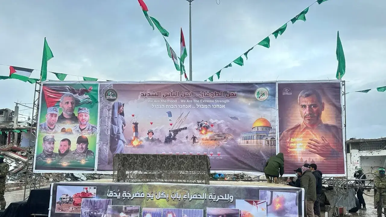 נקודת שחרור ראשונה של חטופים תהיה ברפיח, דרום רצוועה. נקודת שחרור ראשונה של חטופים תהיה ברפיח, דרום רצוועה.