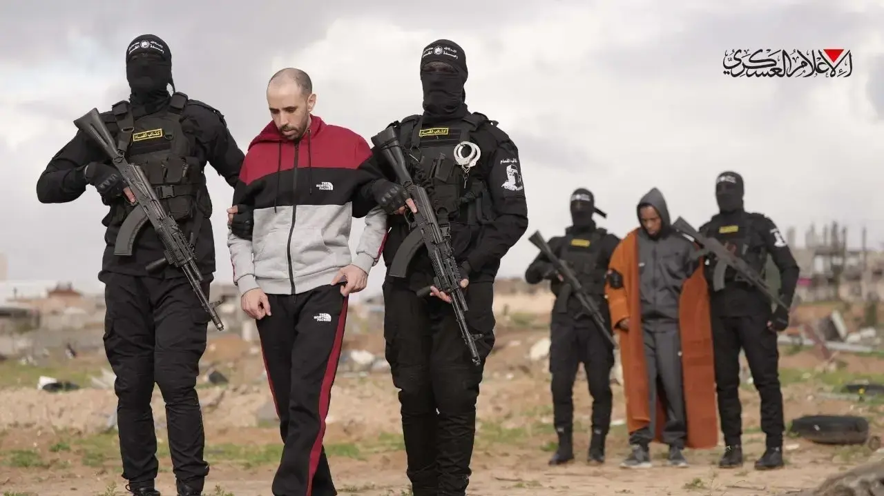 שחרור החטופים אברה מנגיסטו וטל שהם מעזה, 22 בפברואר 2025 שחרור החטופים אברה מנגיסטו וטל שהם מעזה, 22 בפברואר 2025