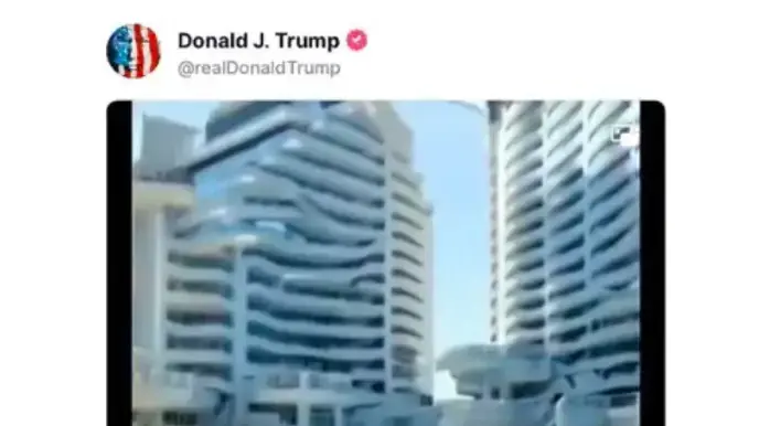 עזה של טראמפ ב AI - נתניהו וטראמפ על שפת הבריכה 