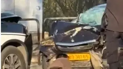רגעי נטרול המחבל בזירת פיגוע דריסה, בצומת כרכור, פרדס חנה , 27 בפברואר 2025 רגעי נטרול המחבל בזירת פיגוע דריסה, בצומת כרכור, פרדס חנה , 27 בפברואר 2025
