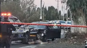 רגעי נטרול המחבל בזירת פיגוע דריסה, בצומת כרכור, פרדס חנה , 27 בפברואר 2025 רגעי נטרול המחבל בזירת פיגוע דריסה, בצומת כרכור, פרדס חנה , 27 בפברואר 2025