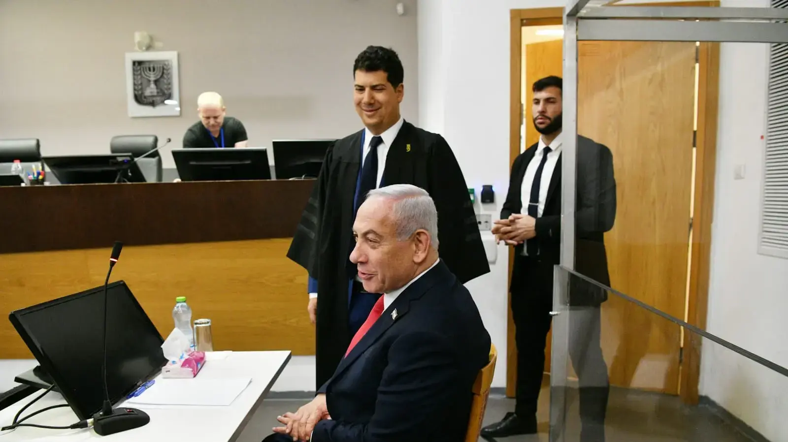 בנימין נתניהו,במשפטו פרשות המכונות "1000", "2000" ו-"4000", בית משפט מחוזי תל- אביב , 3 במרץ 2025 בנימין נתניהו,במשפטו פרשות המכונות "1000", "2000" ו-"4000", בית משפט מחוזי תל- אביב , 3 במרץ 2025
