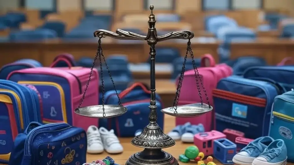 דברים של ילדים על מאזניים