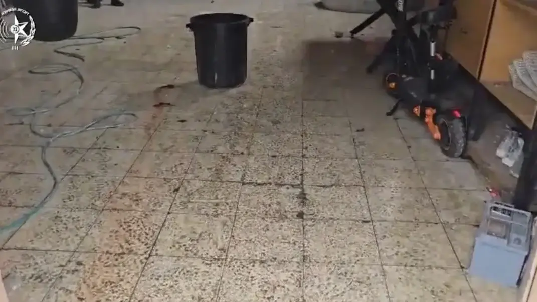 תיעוד מזירת הרצח בלוד תיעוד מזירת הרצח בלוד