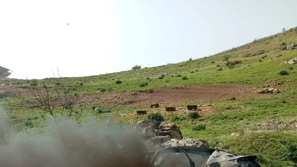 רכב עולה באש בעקבות תקיפת כטב"ם בדרום לבנון רכב עולה באש בעקבות תקיפת כטב"ם בדרום לבנון