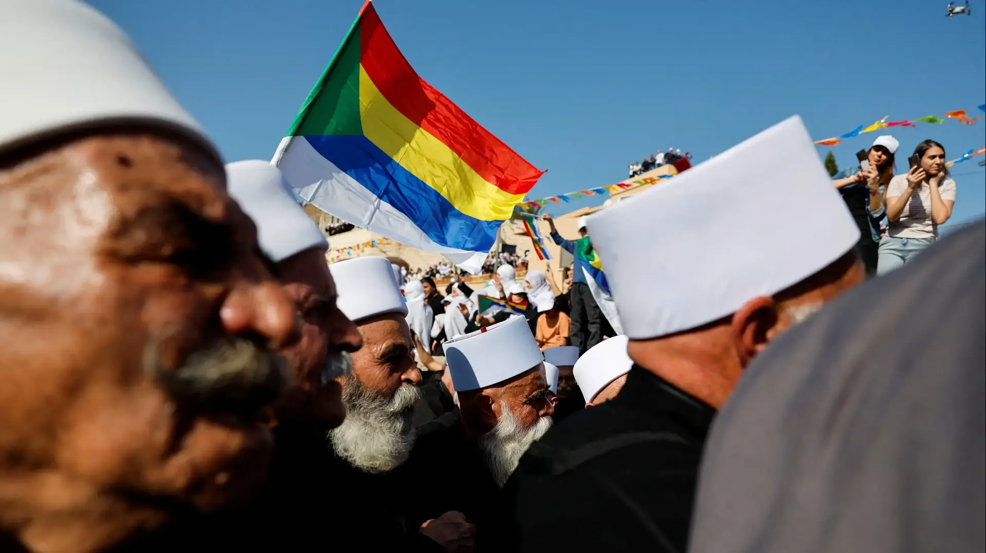 מנהיגים דרוזים מסוריה מבקרים בישראל, 14 במרץ 2025 מנהיגים דרוזים מסוריה מבקרים בישראל, 14 במרץ 2025