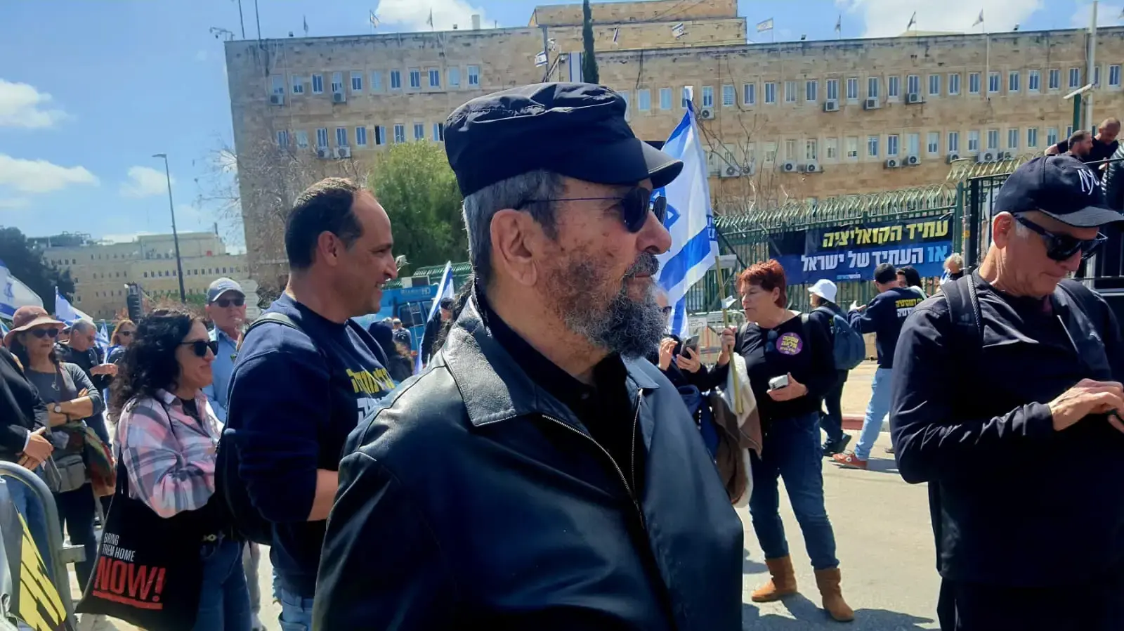 אהוד ברק, הפגנת מחאה, ירושלים, 19 במרץ 2025 אהוד ברק, הפגנת מחאה, ירושלים, 19 במרץ 2025